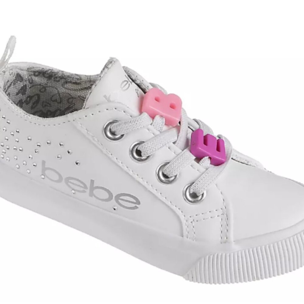 BeBe GIRLS TODDLER SNEAKER - WHITE - Picture 4 of 7